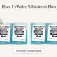 How To Write A Business Plan