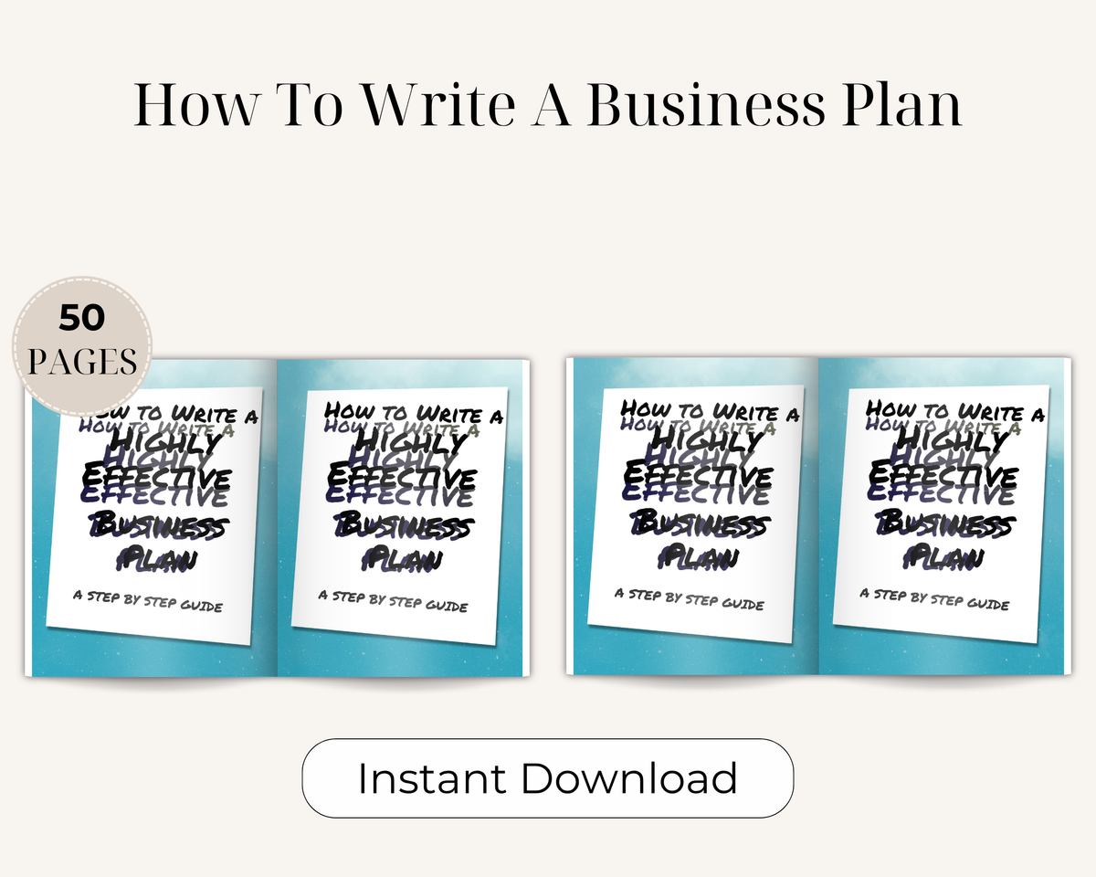 How To Write A Business Plan