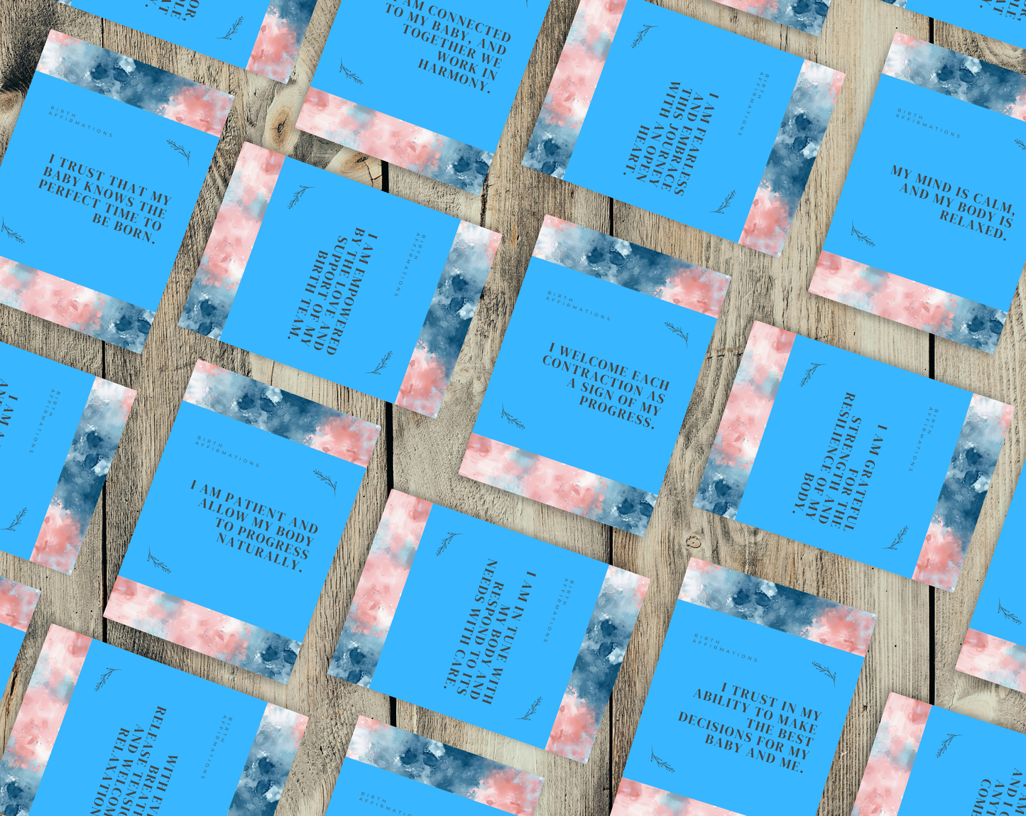 30 Birth Affirmation Cards