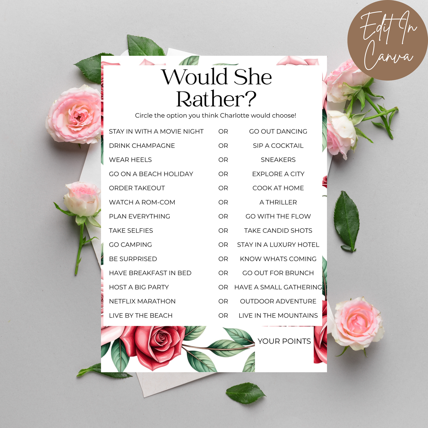 Bridal Shower Games