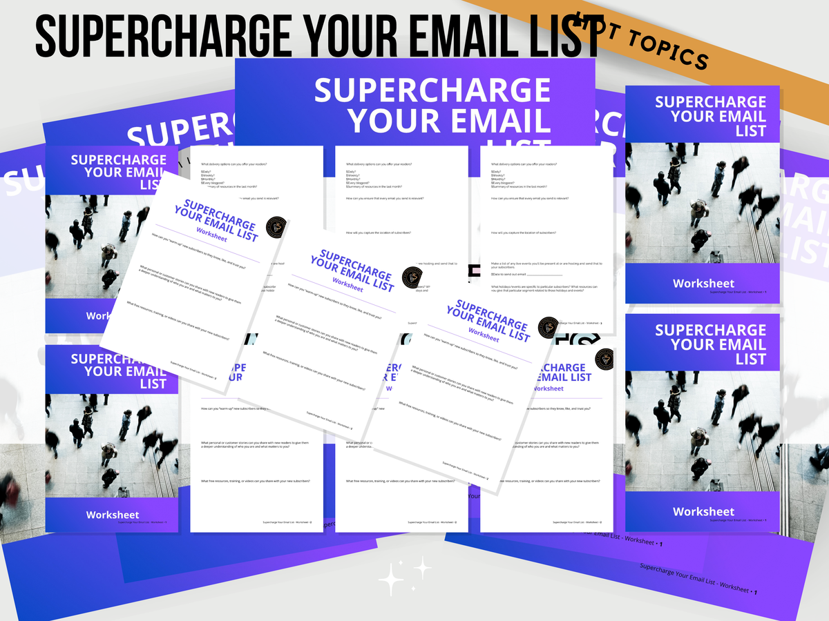 Email Marketing Worksheet