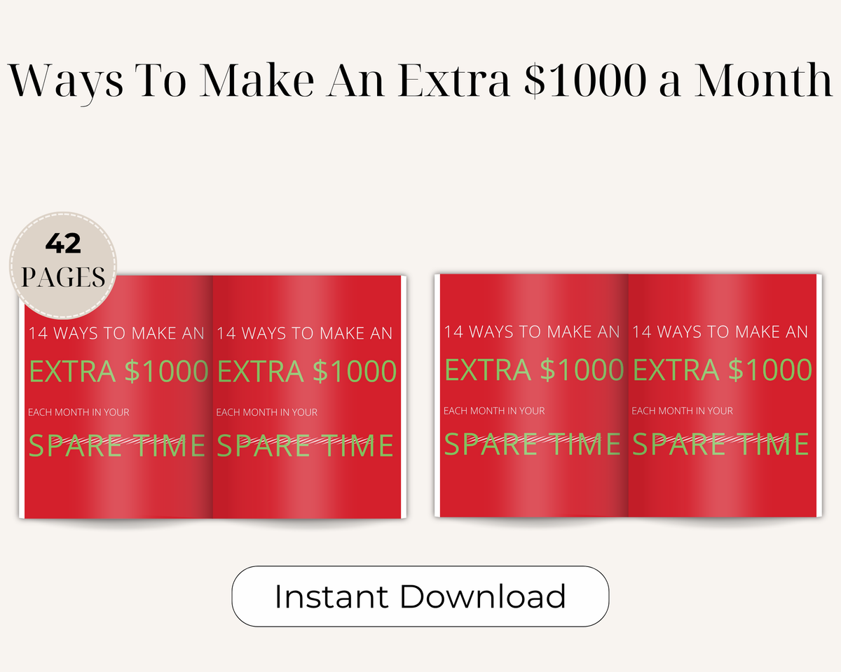 Ways To Make An Extra $1000 a Month