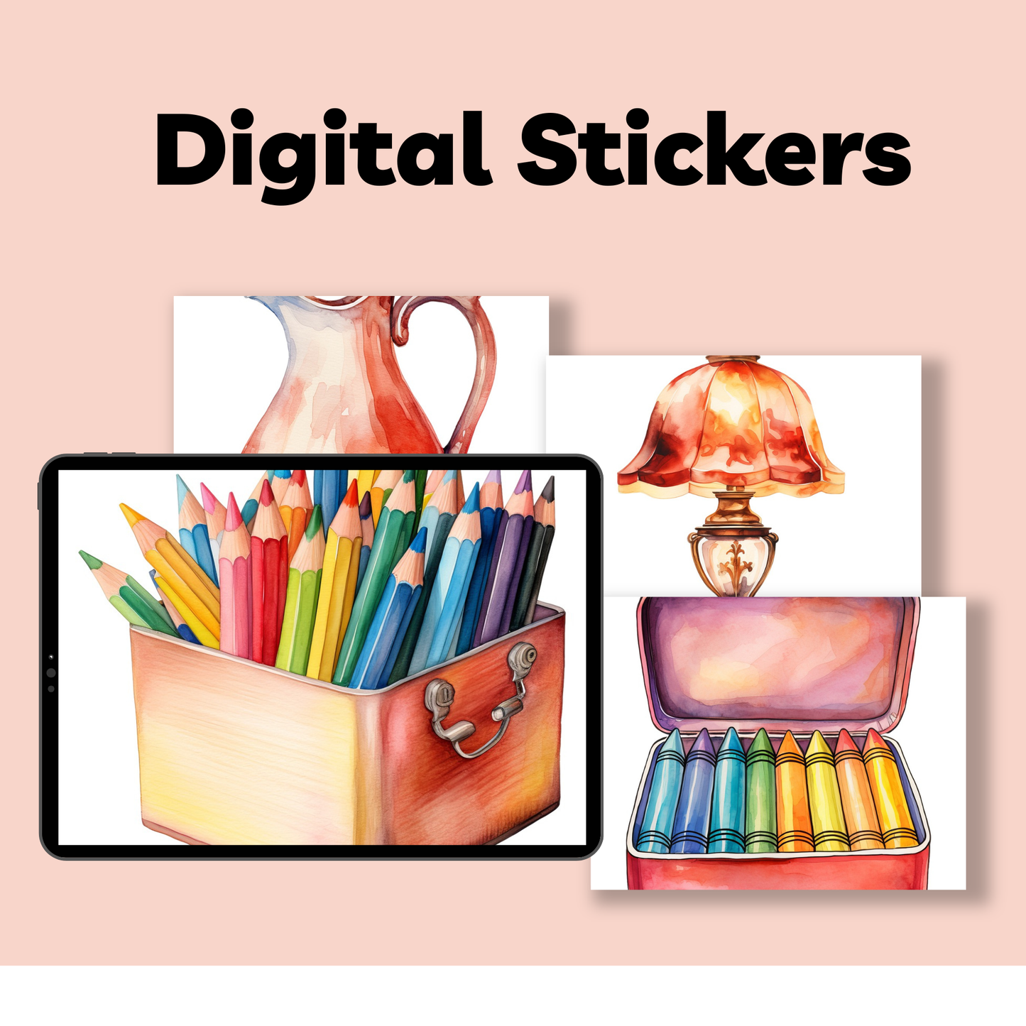 Arty Digital Sticker Sheets