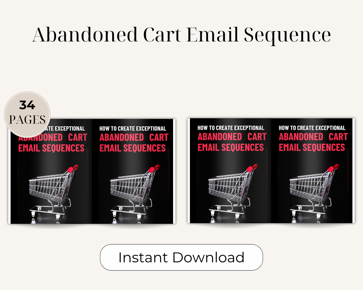 Abandoned Cart Email Sequence