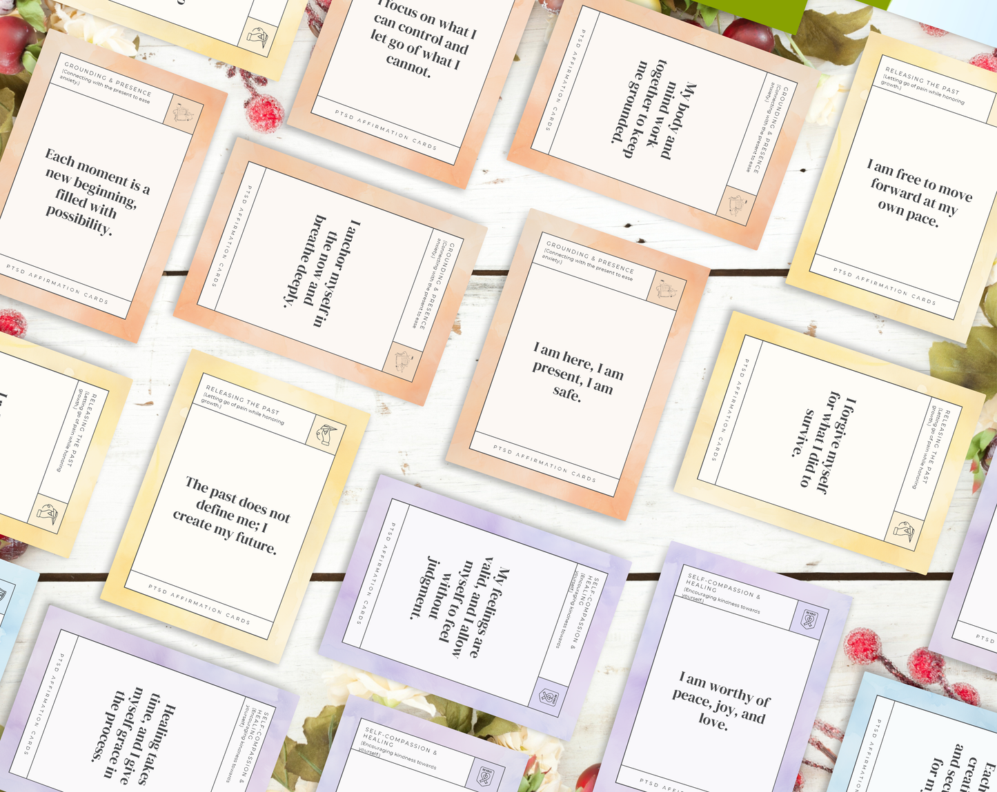 30 PTSD Affirmation Cards