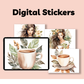 Coffee Digital Sticker Sheets