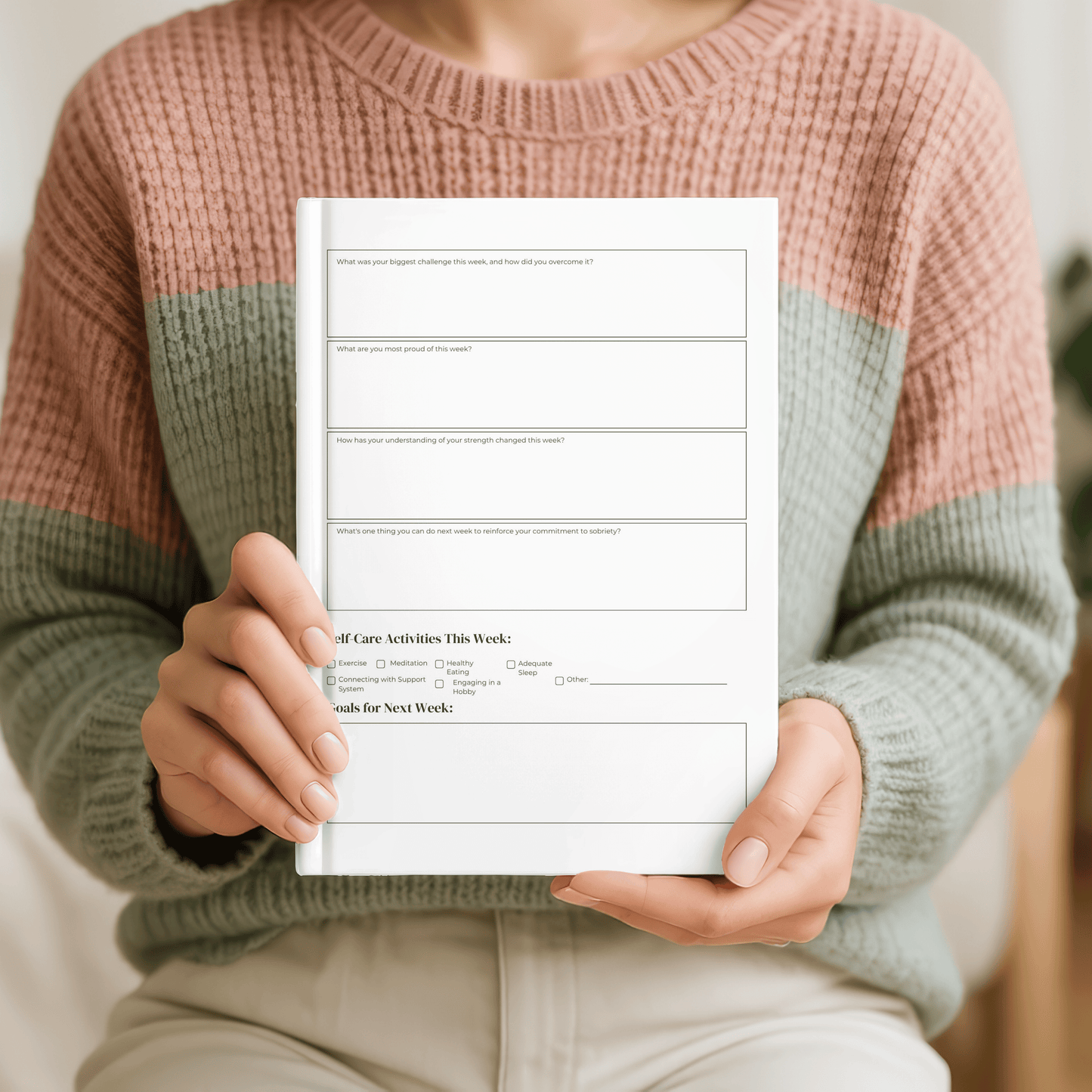 52 Week Sobriety Journal