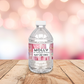 8th Birthday Water Bottle Label Female
