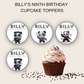 9th Birthday Cupcake Toppers Boy