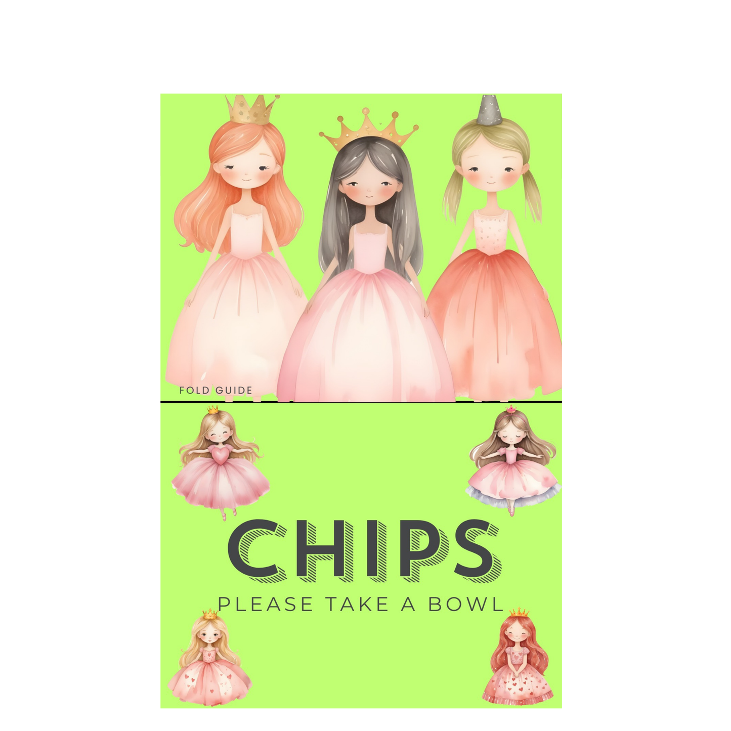 5th Birthday Food Labels