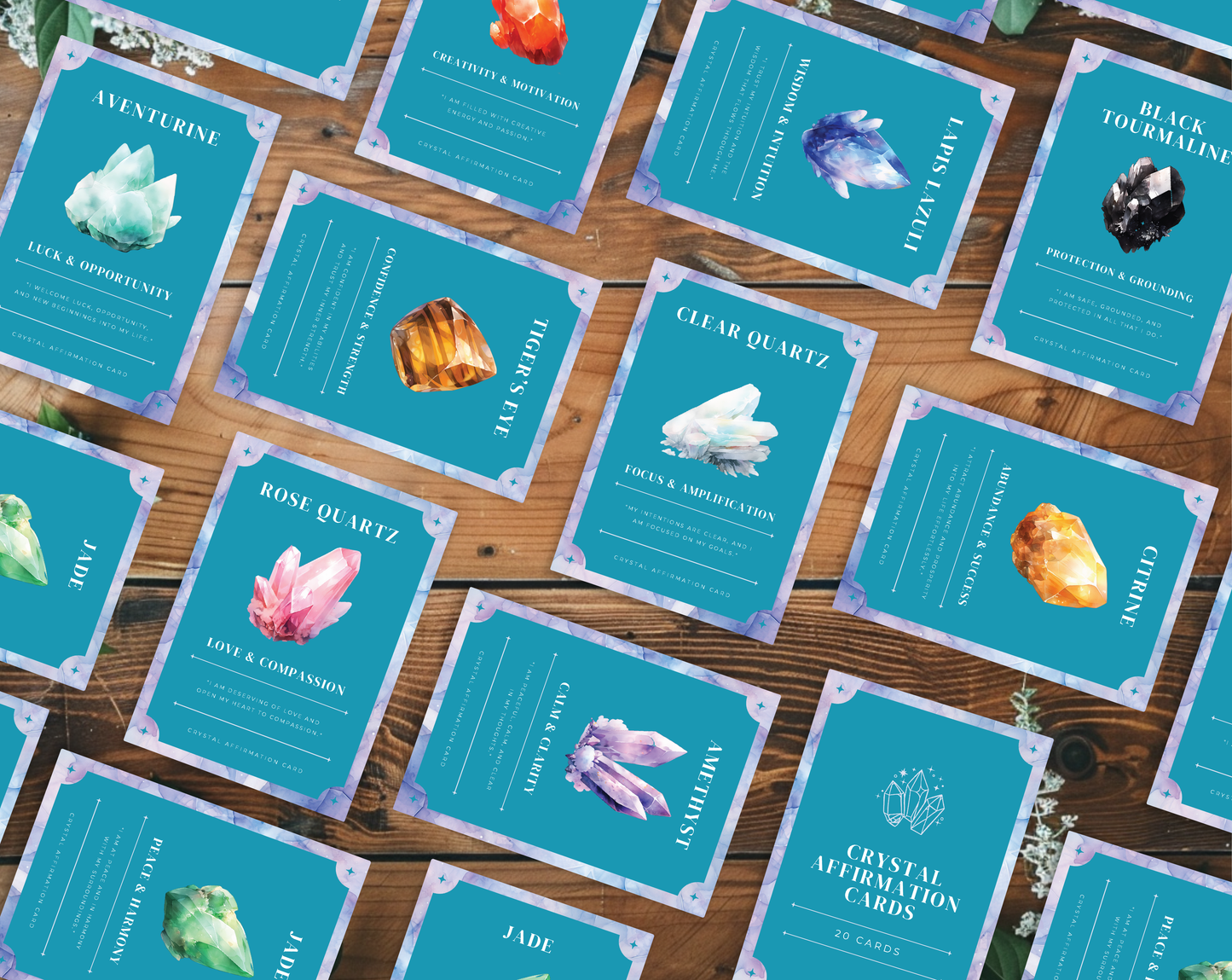 Crystal Affirmation Cards