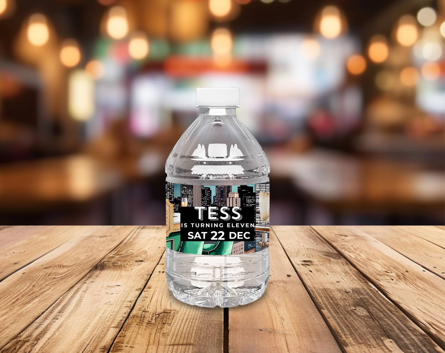 11th Birthday Water Bottle Label Female
