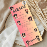 3rd Birthday Male Menu