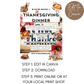 Thanksgiving Invitation