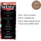 18th Birthday Menu
