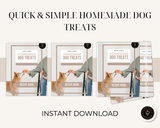 Homemade Dog Treats Recipe Book