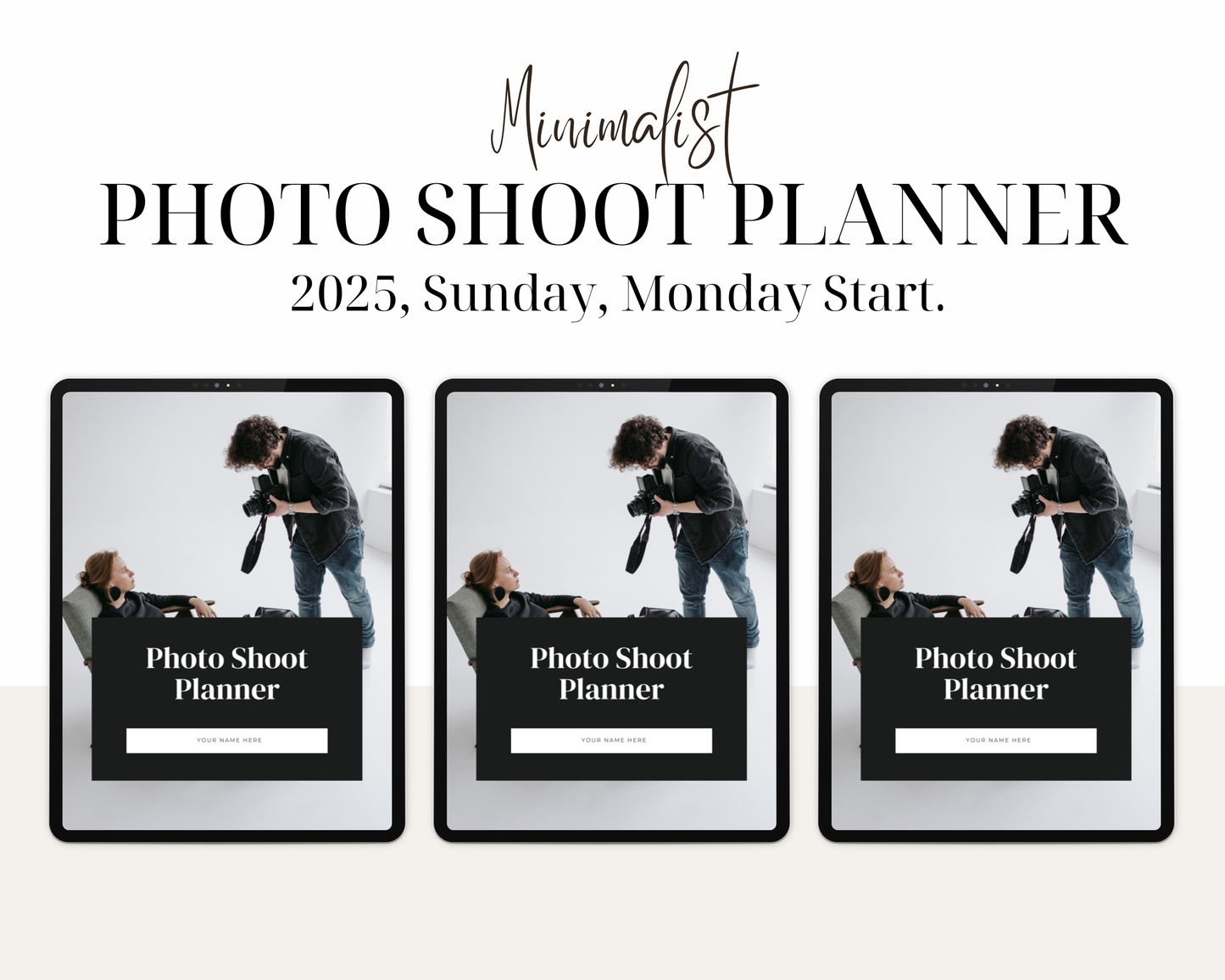 Photo Shoot Planner