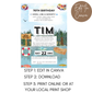 70th Birthday Invitation