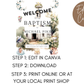Baptism Welcome Sign