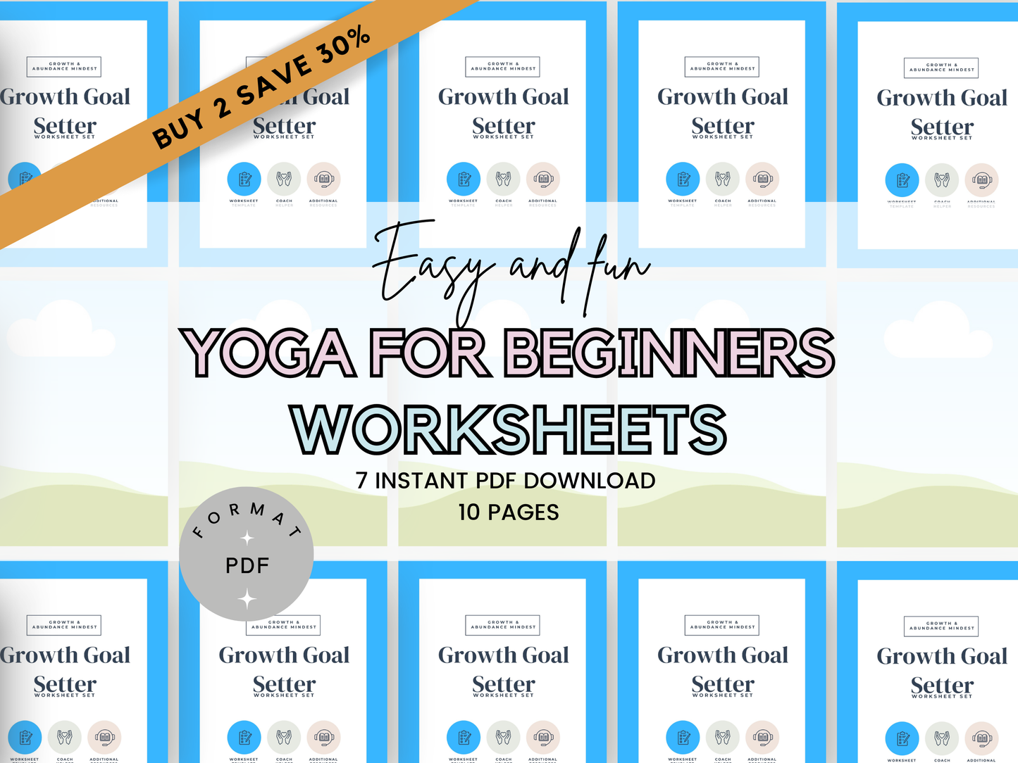 Growth Goal Setter Worksheets