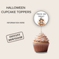 Halloween Cupcake Toppers
