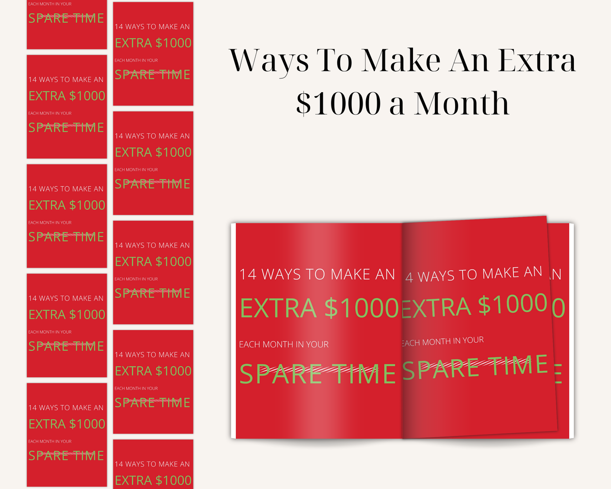 Ways To Make An Extra $1000 a Month