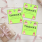 5th Birthday Girl Thank You Tag