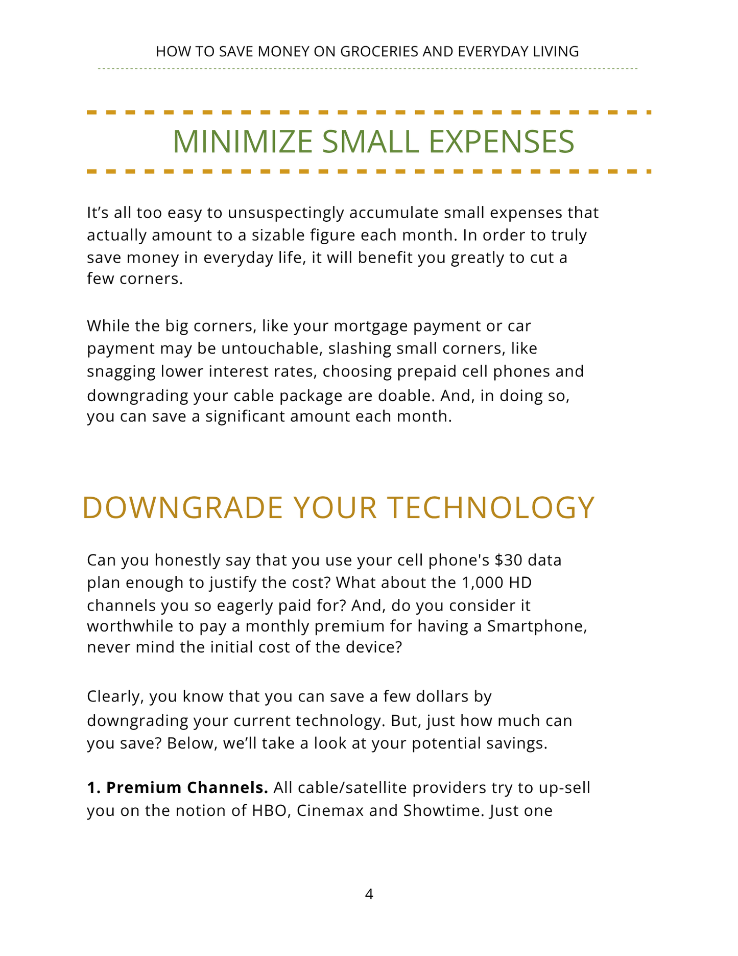 How To Save Money On Groceries And Everyday Living