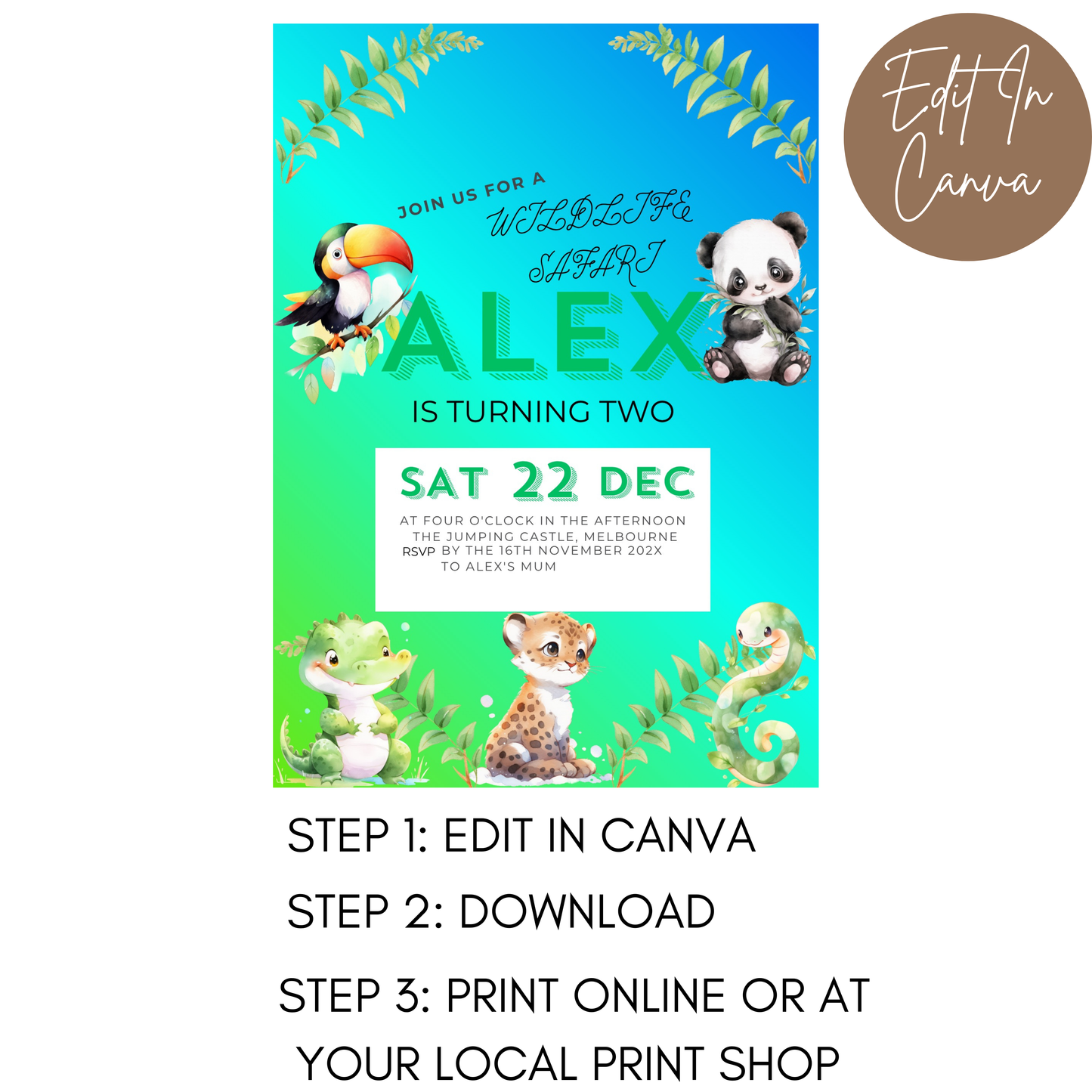 2nd Birthday Invitation