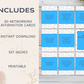 30 Networking Affirmation Cards