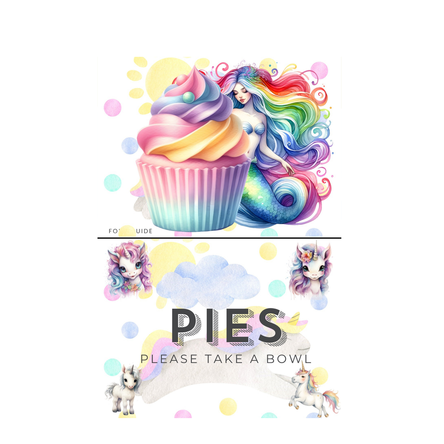 6th Birthday Food Labels
