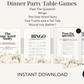 Dinner Party Table Games