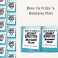 How To Write A Business Plan