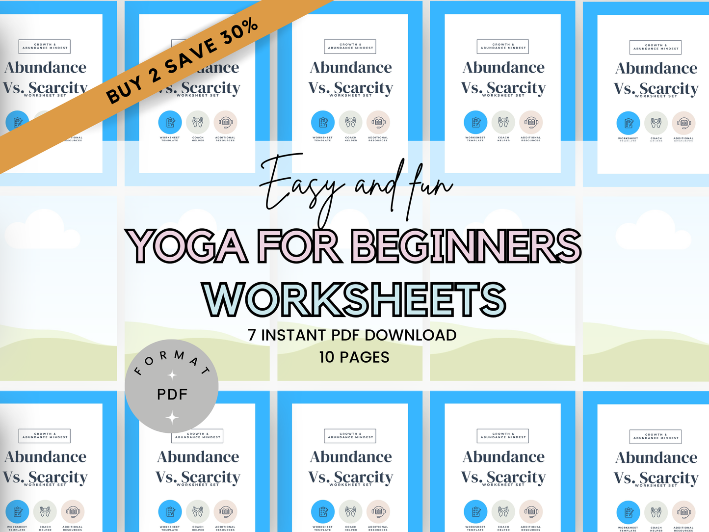 Abundance V Scarcity Worksheets