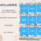 40 IVF Pregnancy Milestone Cards