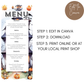 Halloween Menu
