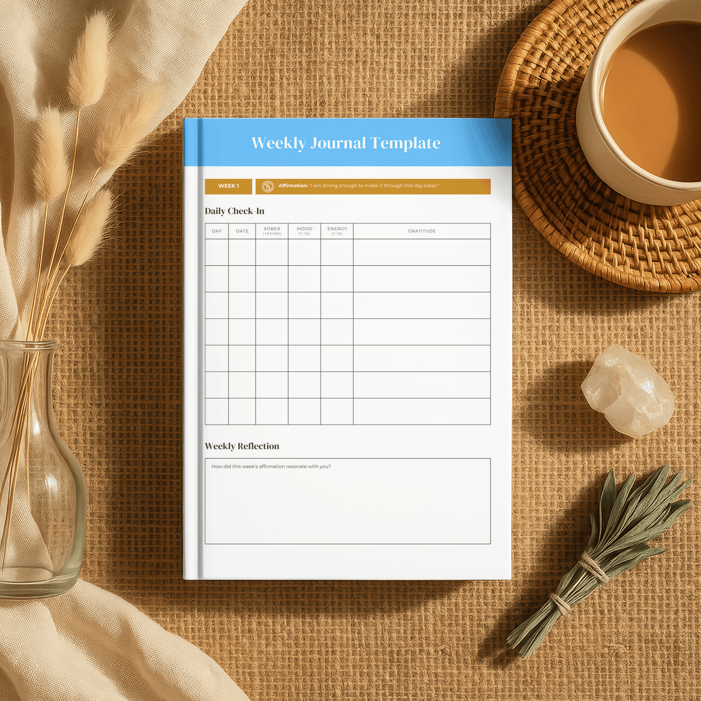 52 Week Sobriety Journal