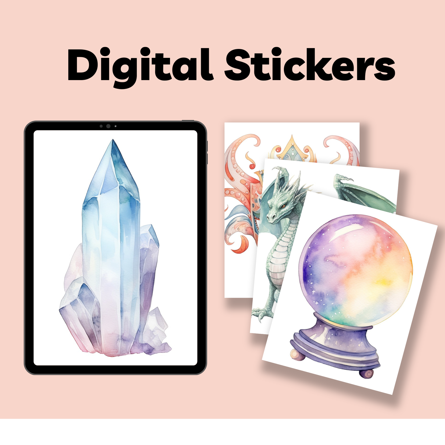 Fantasy Digital Sticker Sheet