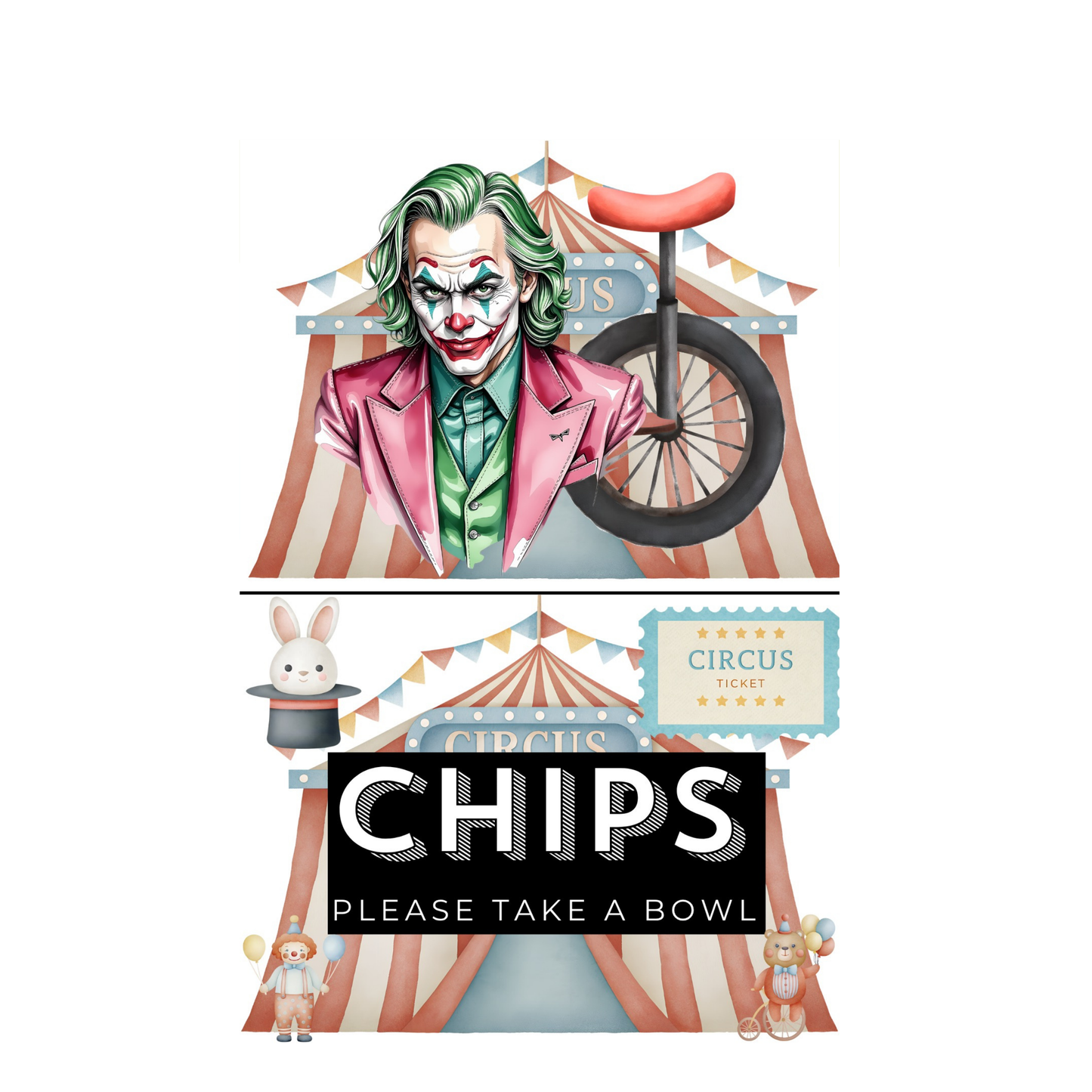 40th Birthday Man Food Labels