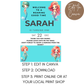 1st Birthday Welcome Sign