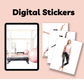 Pilates Digital Sticker Sheets