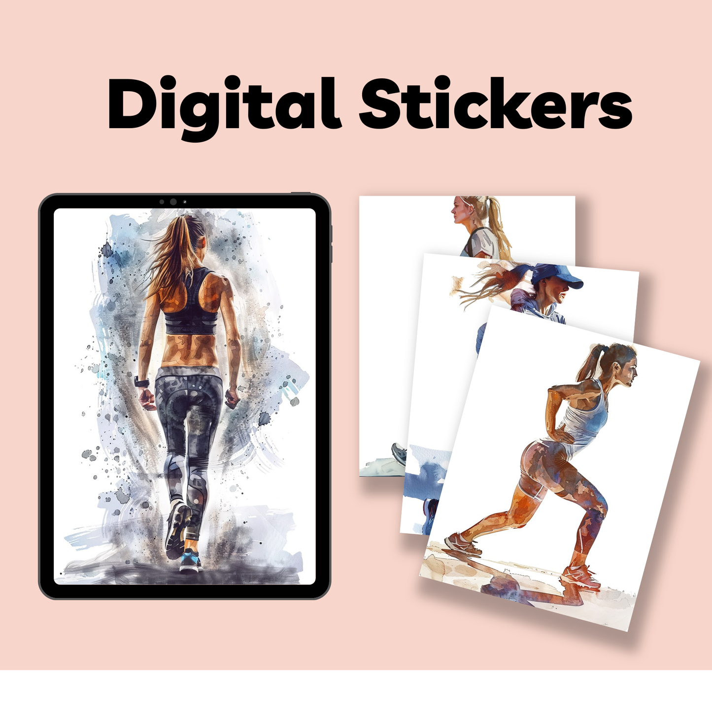 Workout Digital Sticker Sheets
