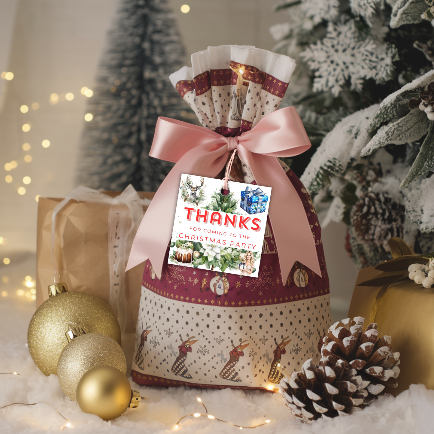 Christmas Thank You Tag