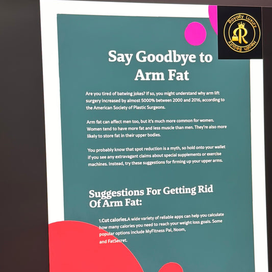 Say Goodbye To Arm Fat