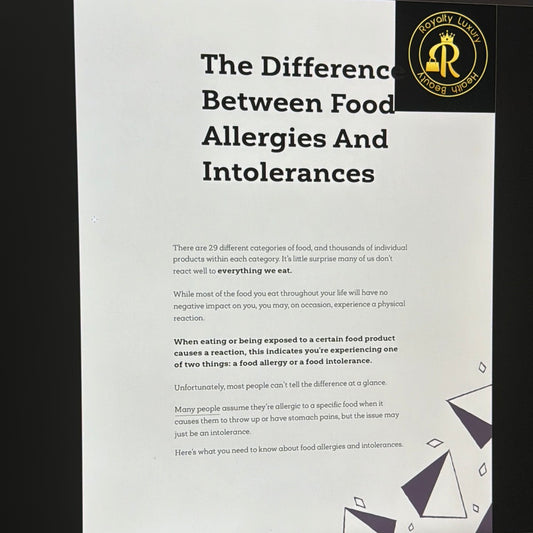 The Difference Between Food Allergies and Intolerances