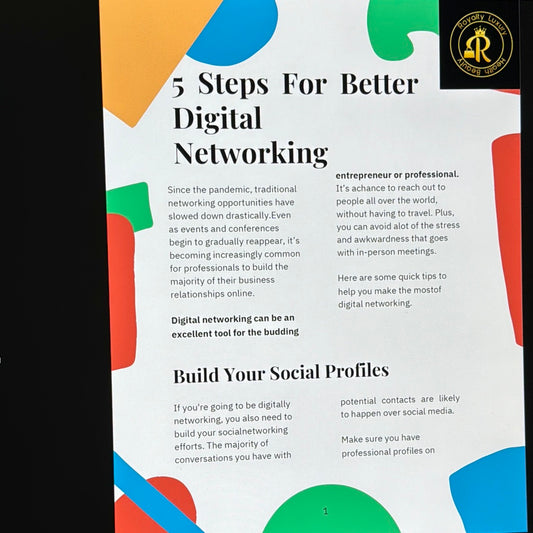 Five Steps For Better Digital Networking