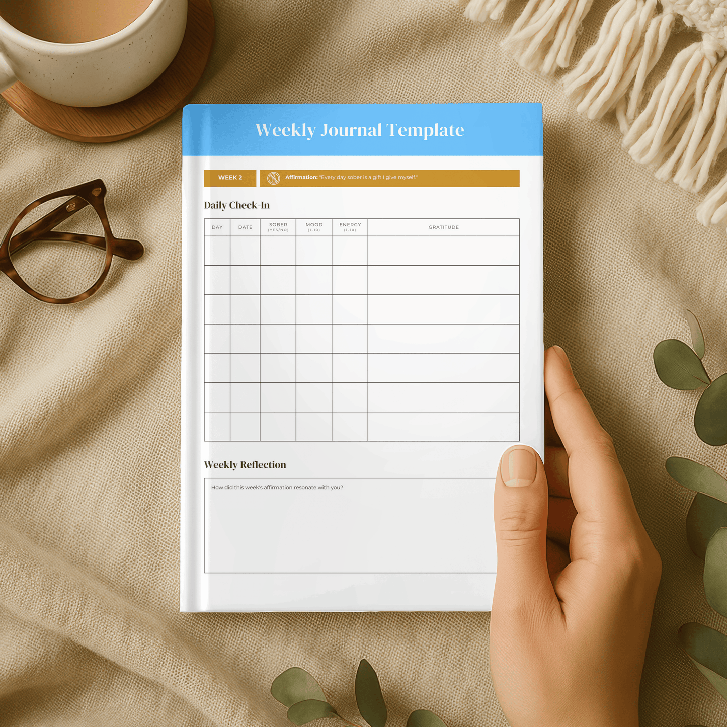 52 Week Sobriety Journal