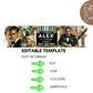 20th Birthday Water Bottle Label Male