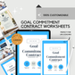 Goal Commitment Contract Worksheets