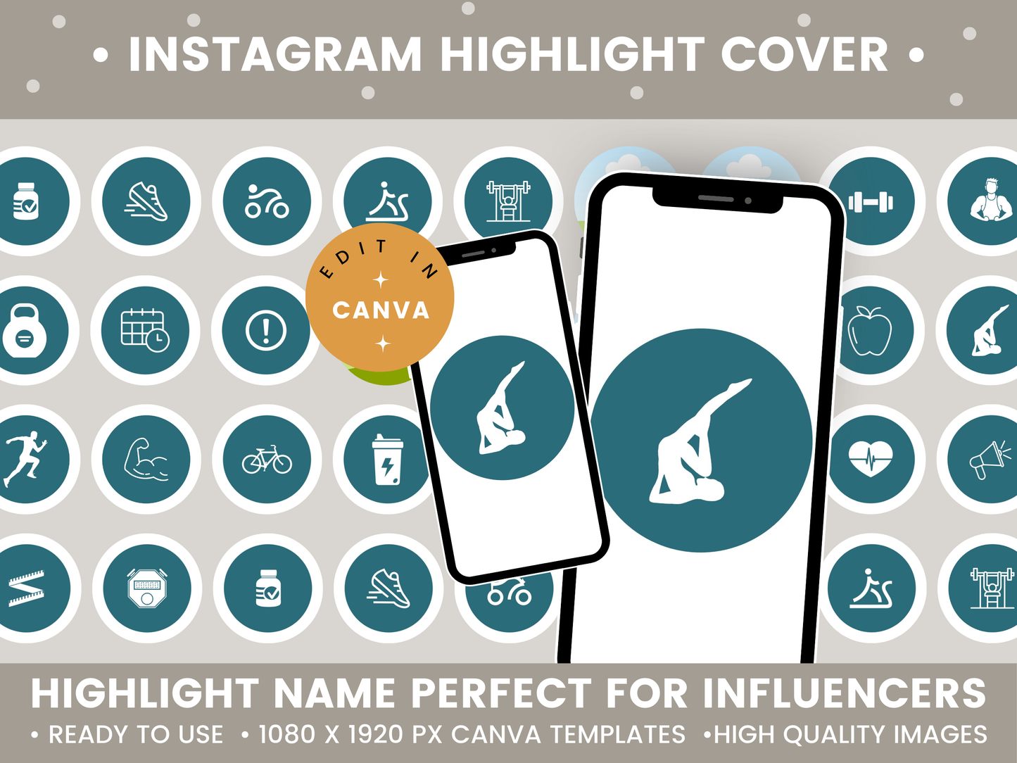 Fitness Instagram Highlight Covers